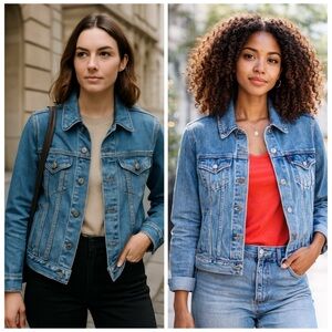 Levi’s Original Trucker Denim Jean Jacket Small Classic Blue Wash NWT